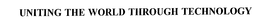 UNITING THE WORLD THROUGH TECHNOLOGY trademark