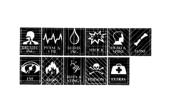 BREATHING PULSE & CPR BLEEDING SHOCK HEAD & SPINE BONE EYE BURN BITES & STINGS POISON EXTRAS trademark