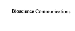 BIOSCIENCE COMMUNICATIONS trademark
