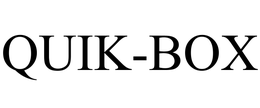 QUIK-BOX trademark