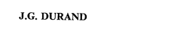 J.G. DURAND trademark