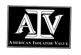 AIV AMERICAN ISOLATOR VALVE trademark