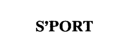 S'PORT trademark