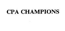 CPA CHAMPIONS trademark