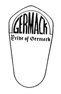 GERMACK PRIDE OF GERMACK trademark