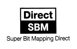DIRECT SBM SUPER BIT MAPPING DIRECT trademark