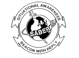 SABER SITUATIONAL AWARENESS BEACON WITH REPLY trademark