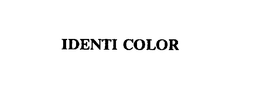IDENTI COLOR trademark