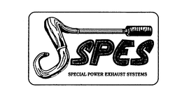 SPES SPECIAL POWER EXHAUST SYSTEMS trademark