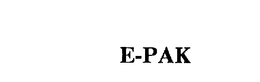 E-PAK trademark