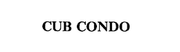CUB CONDO trademark