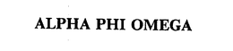ALPHA PHI OMEGA trademark