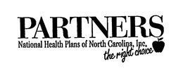 PARTNERS NATIONAL HEALTH PLANS OF NORTHCAROLINA, INC. THE RIGHT CHOICE trademark