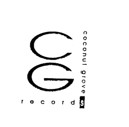 CG COCONUT GROVE RECORDS trademark