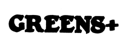 GREENS+ trademark