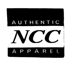 AUTHENTIC NCC APPAREL trademark
