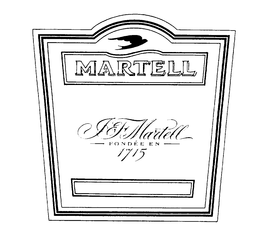 MARTELL J & F MARTELL FONDEE EN 1715 trademark