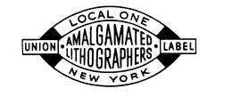 LOCAL ONE UNION AMALGAMATED LABEL LITHOGRAPHERS NEW YORK trademark