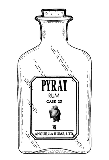 PYRAT RUM CASK 23 ANGUILLA RUMS LTD. trademark