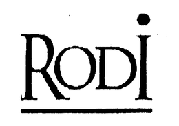 RODI trademark