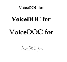 VOICEDOC FOR trademark
