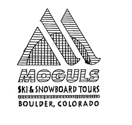 MOGULS SKI & SNOWBOARD TOURS BOULDER, COLORADO trademark