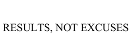RESULTS, NOT EXCUSES trademark