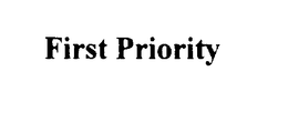 FIRST PRIORITY trademark