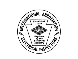 INTERNATIONAL ASSOCIATION ELECTRICAL INSPECTORS ESTABLISHED 1928 KEYSTONE OF THE ELECTRICAL INDUSTRY trademark