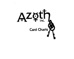 AZOTH INC. CARD CHARTS trademark