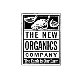 THE NEW ORGANICS COMPANY THE EARTH IS OUR FARM trademark