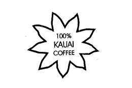 100% KAUAI COFFEE trademark