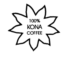 100% KONA COFFEE trademark