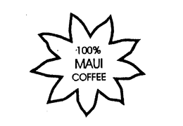 100% MAUI COFFEE trademark