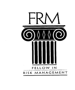 FRM FELLOW IN RISK MANAGMENT trademark