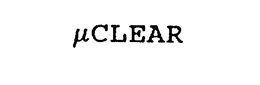µCLEAR trademark