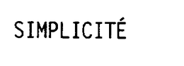 SIMPLICITE trademark
