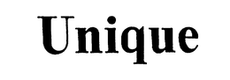 UNIQUE trademark