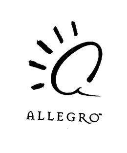 A ALLEGRO trademark