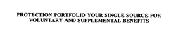 PROTECTION PORTFOLIO YOUR SINGLE SOURCE FOR VOLUNTARY AND SUPPLEMENTAL BENEFITS trademark