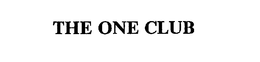 THE ONE CLUB trademark