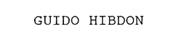 GUIDO HIBDON trademark
