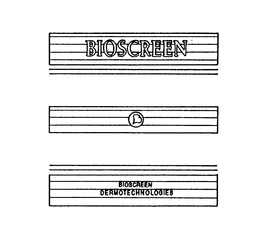 BIOSCREEN BIOSCREEN DERMOTECHNOLOGIES trademark