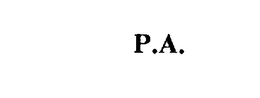 P.A. trademark