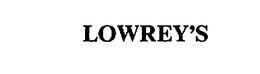 LOWREY'S trademark