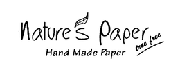 NATURE'S PAPER HAND MADE PAPER TREE FREE trademark