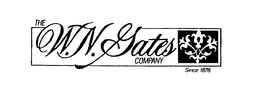 THE W.N. GATES COMPANY SINCE 1878 trademark