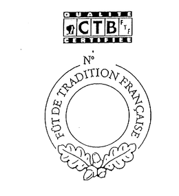 QUALITE CTB FTF CERTIFIEE NO FUT DE TRADITION FRANCAISE trademark