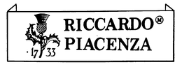 RICCARDO PIACENZA 1733 trademark