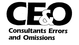 CE&O CONSULTANTS ERRORS AND OMISSIONS trademark